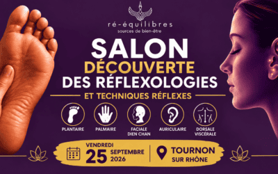 Salon de réflexologie à Tournon-sur-Rhône : rendez-vous le 25 septembre 2026